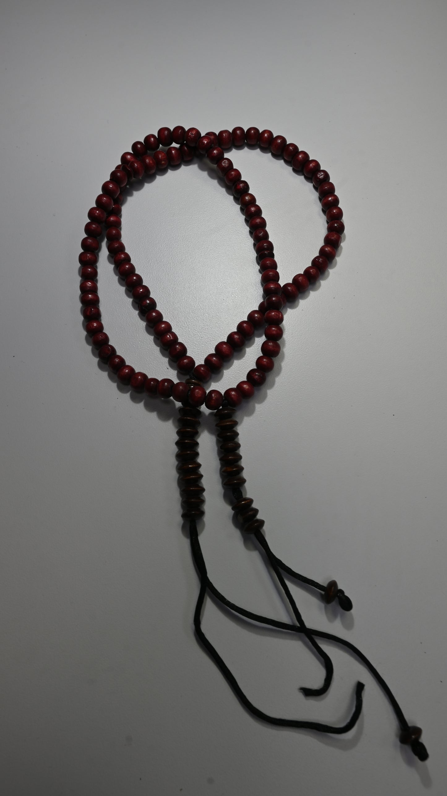 99 Burgundy Dhikr Beads w/ Brown tips (Small)
