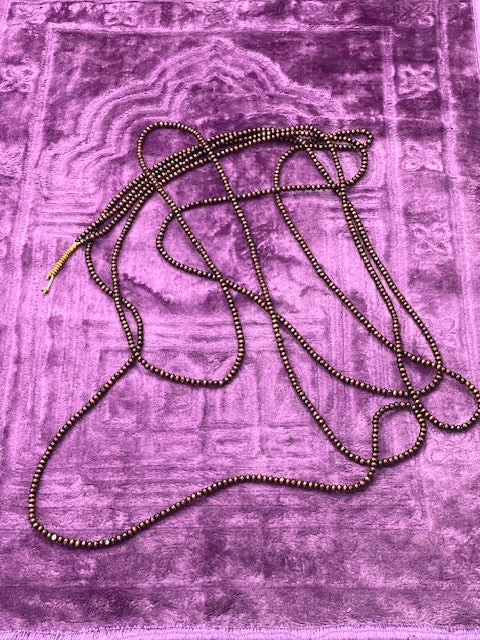 1000 Large Dark Brown Dhikr Beads