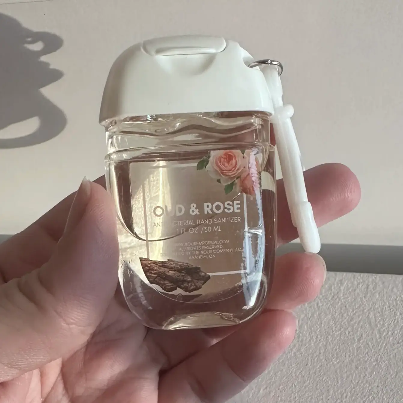 Keychain Rose and Oud Hand Sanitizer