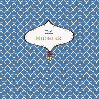 Eid Mubarak Greeting Card- Casablanca Collection