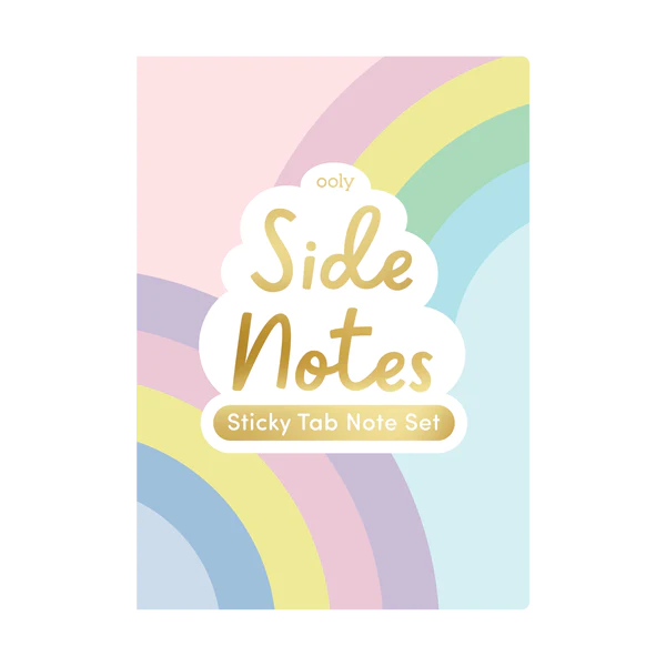 Pastel Rainbows Sticky Tab Note Set