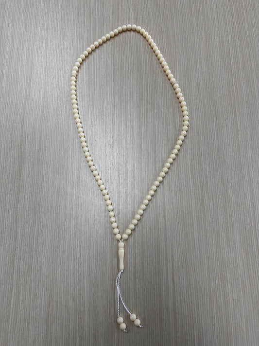 99 Cream Dhikr Beads