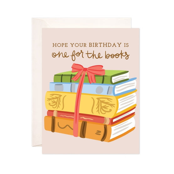 Hope Your Birthday is One for the Books Greeting Card