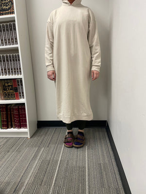 Hiking Hijabi: Midi Hooded Sweater Dress
