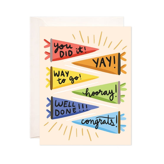 You Did It! Congrats! Well done!! Greeting Card