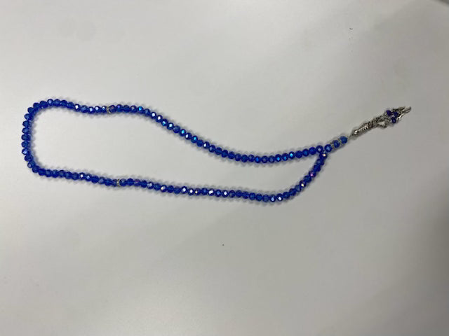 Blue with Purple Shimmer 99 Dhikr Beads