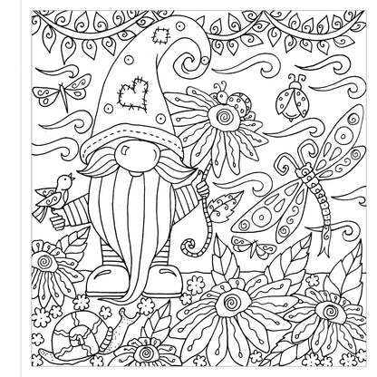 Gnomes at Home: Whimsical Friends to Color and Display (Zendoodle Coloring Book)