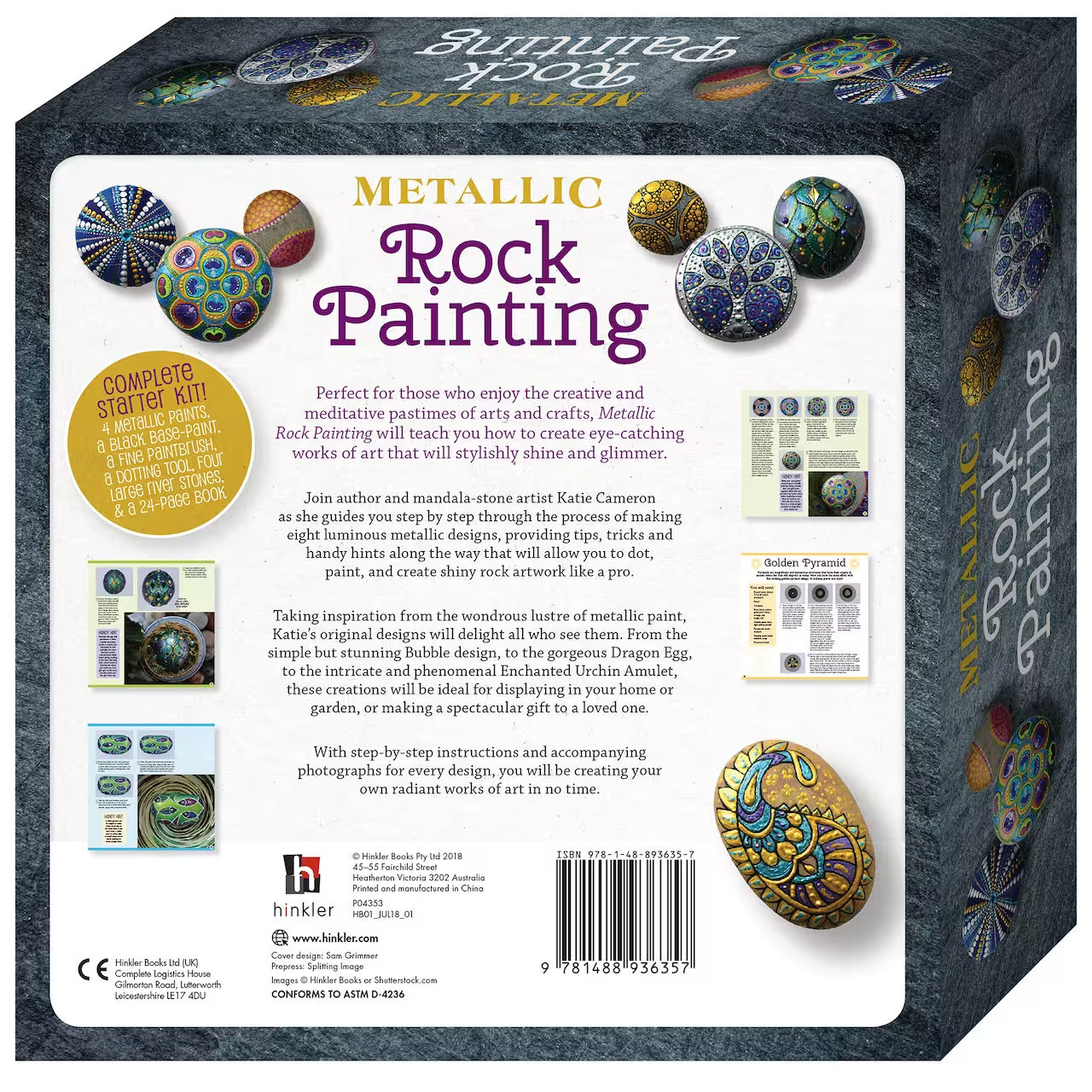 Metallic Rock Painting