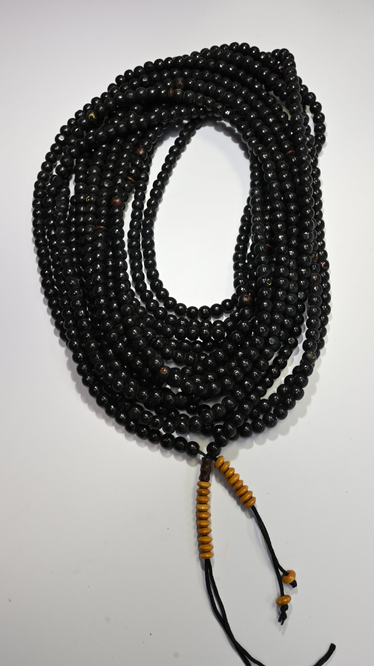 1000 Black Dhikr Beads with Gold Accents
