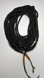 1000 Black Dhikr Beads with Gold Accents
