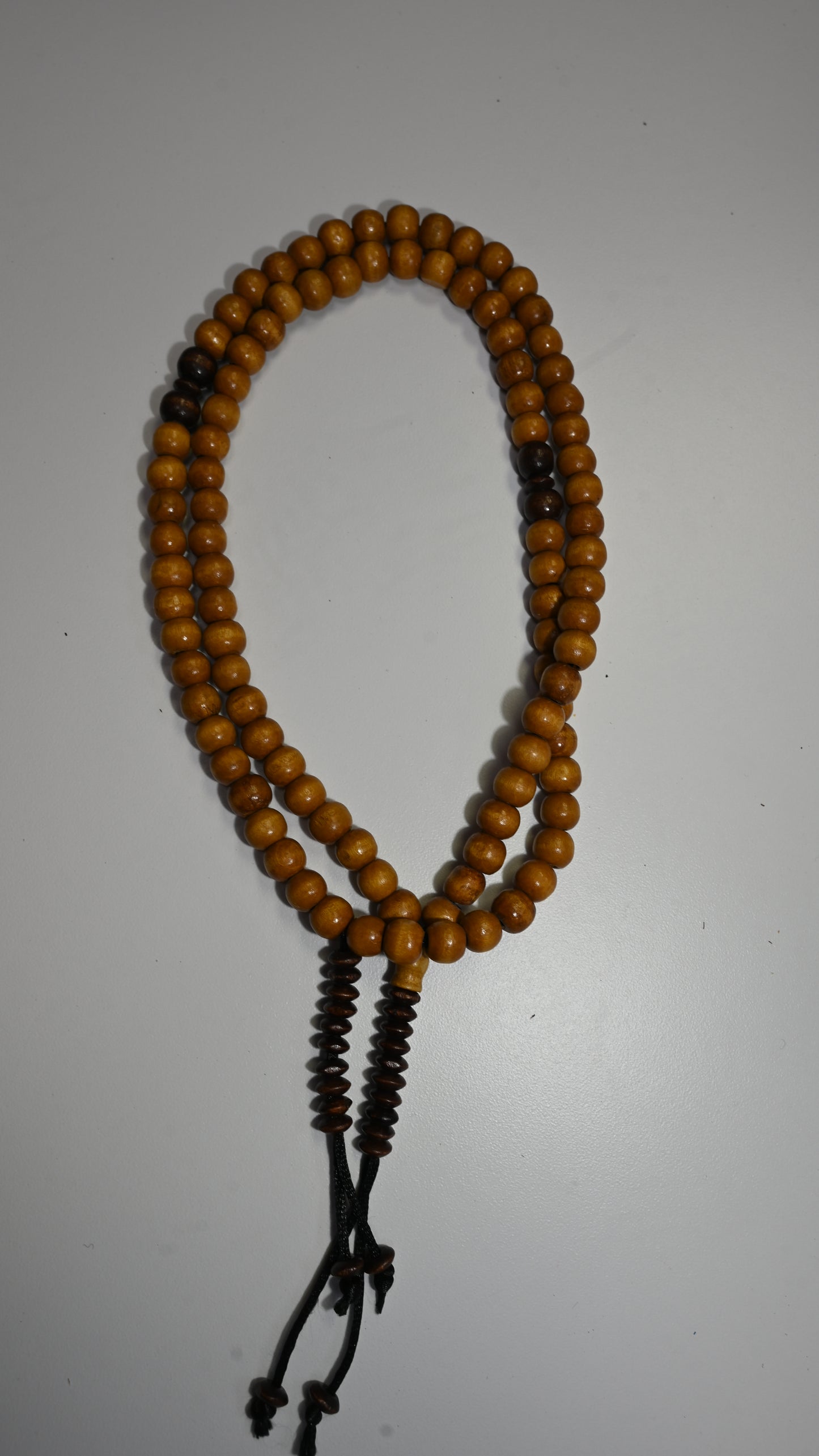 99 Caramel brown Dhikr Beads with Brown Accents