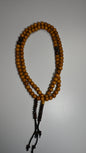 99 Caramel brown Dhikr Beads with Brown Accents