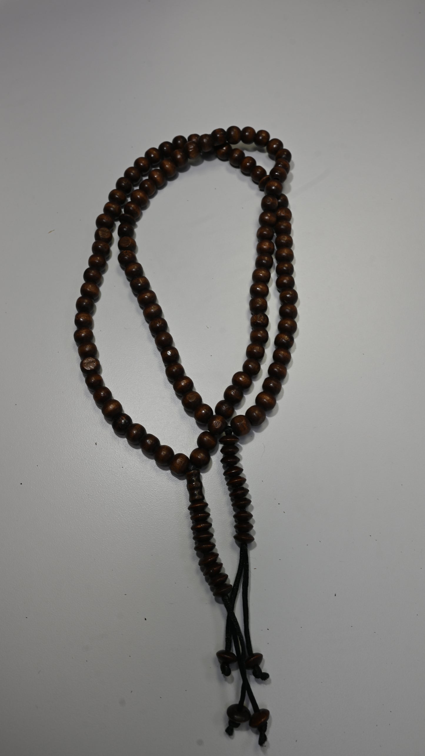 99 Brown Dhikr Beads with Brown tips