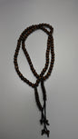 99 Brown Dhikr Beads with Brown tips