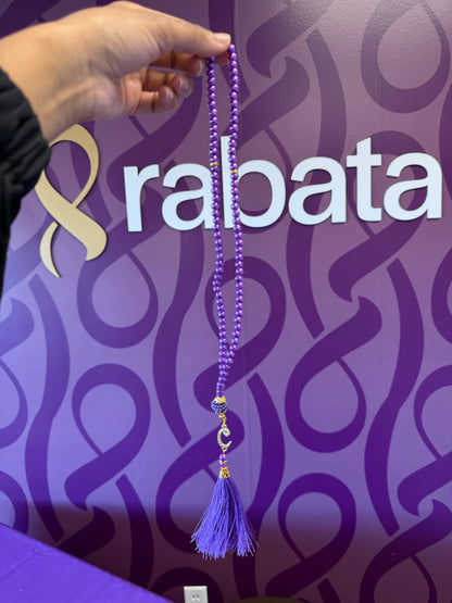 99 Purple Dhikr Beads