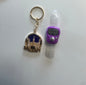 Dhikr Clicker Gift Set – Digital Tally Counter with Keychain (Purple)