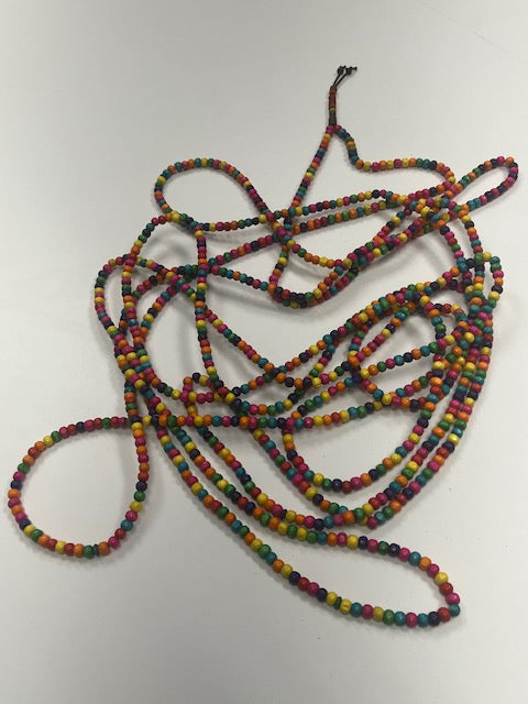 1000 Rainbow Brightly Colored Long Dhikr Beads