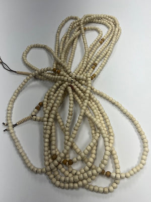 1000 White Long Dhikr Beads