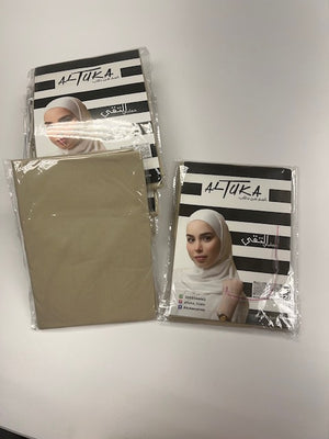 2 Piece Amira Hijab Scarf (Polyester Lycra Blend)