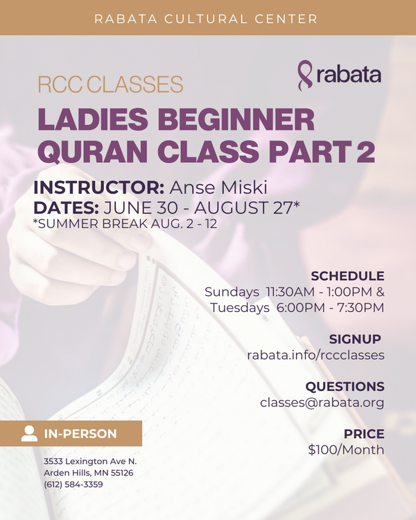 Classes at RCC - Rabata Cultural Center & Bookshop