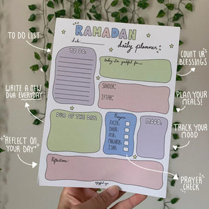 Ramadan Daily Planner Notepad