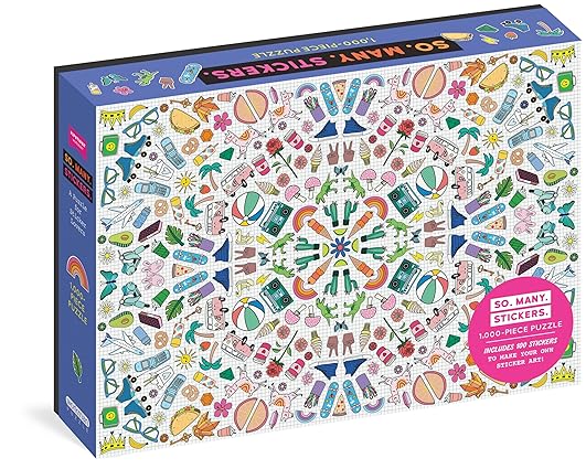 So. Many. Stickers. 1,000-Piece Puzzle