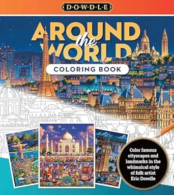 Around the World Coloring Book (Dowdle Coloring Books)