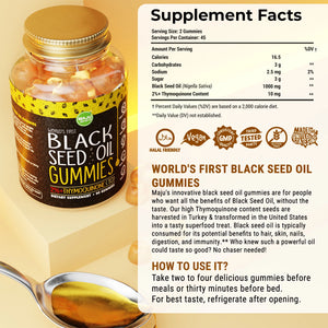 Maju's Black Seed Oil Gummies
