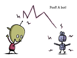 Poof! A Bot!: Ready-to-Read Ready-to-Go! (The Adventures of Zip)