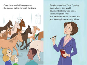 A Pony with Her Writer: The Story of Marguerite Henry and Misty (Ready-to-Read Level 2) (Tails from History)