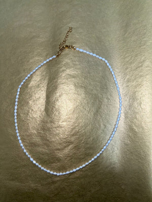 Pearl gem necklace