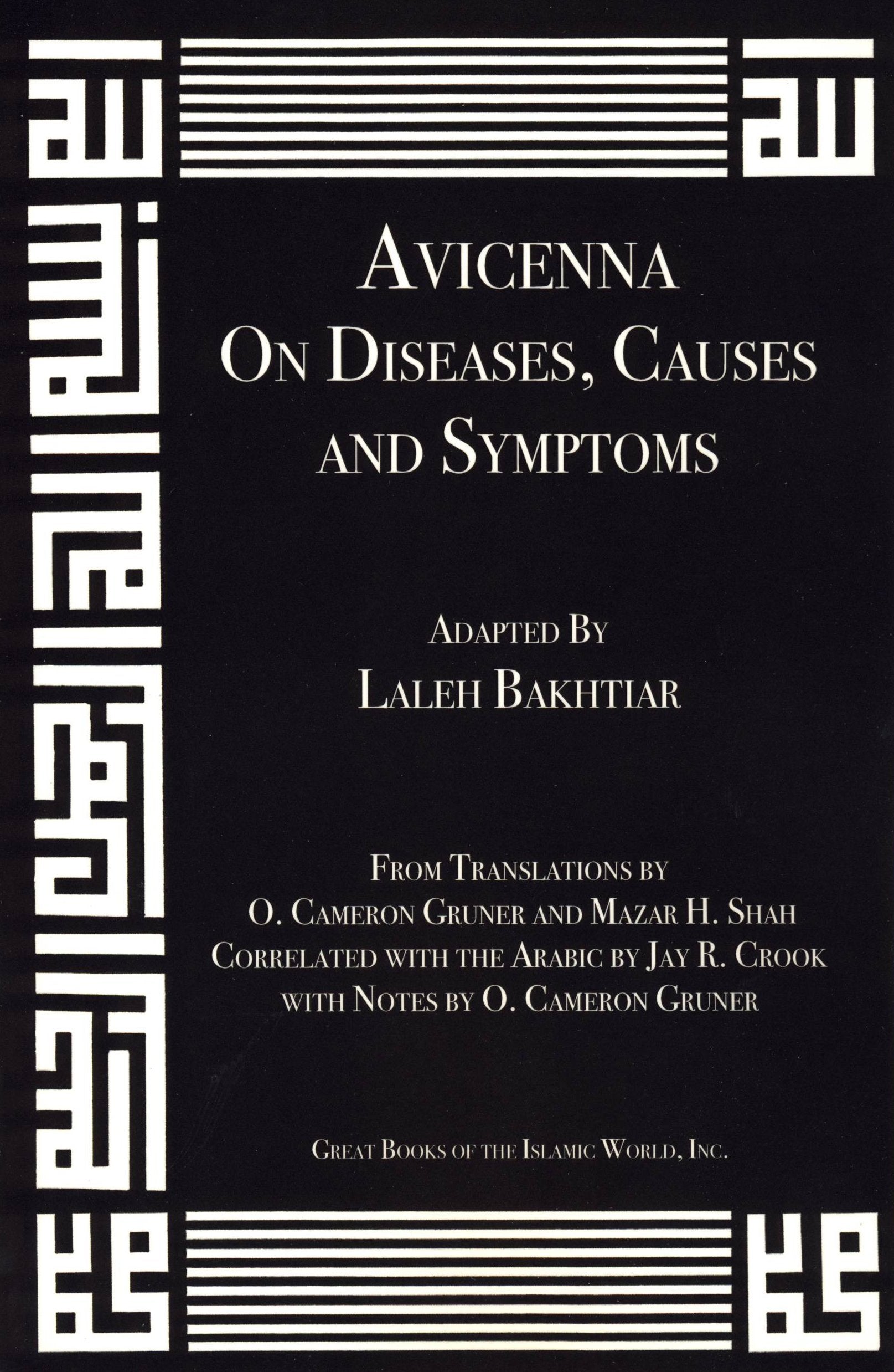 Avicenna On Diseases, Causes and Symptoms