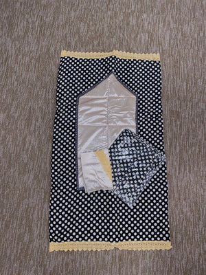Prayer Mat with Clothes and Quran Cover