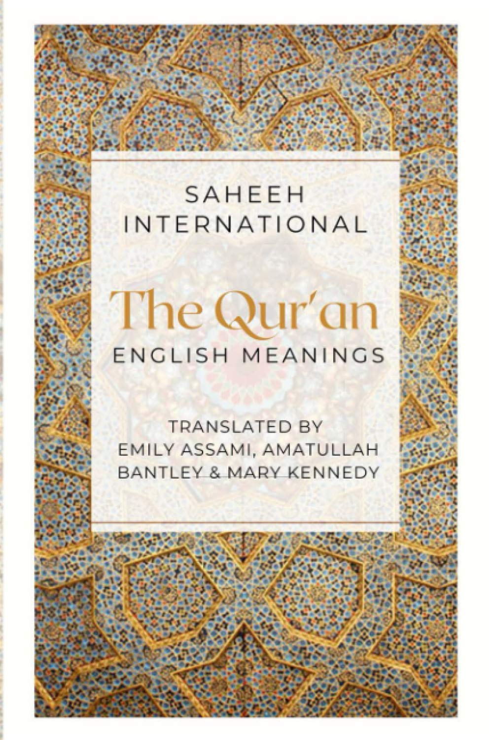 Saheeh International The Qu'ran English Meanings